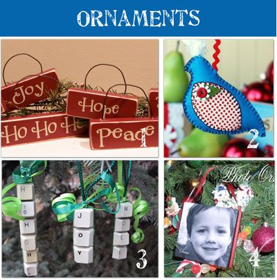 Homemade Christmas ornament ideas