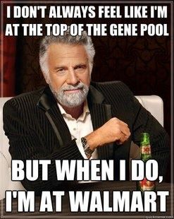 I dont always feel like im at the top of the gene pool