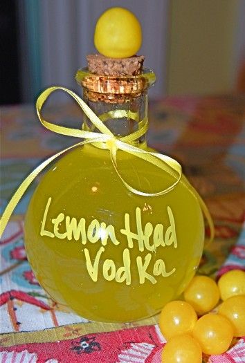 Lemon head & Candy cane vodka. DIY. Christmas gifts.