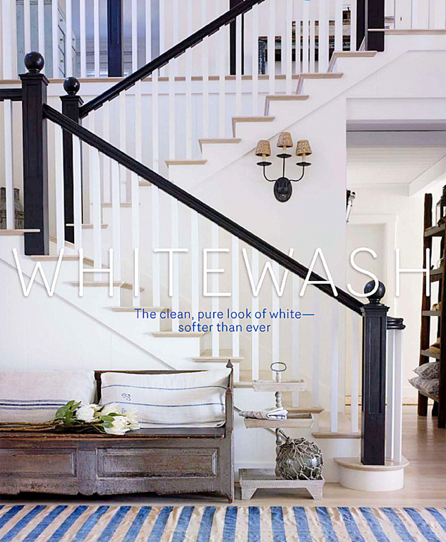 Looks simple – but full of details. Love the black painted railing with banister