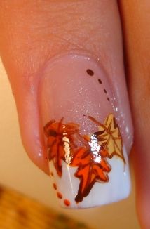 Love this for fall – more nail art!