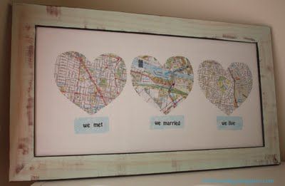 Map- where you met, married, honeymooned etc. :D