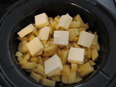 Mashed Potatoes in a Crock Pot – life changing! • 5 lbs sierra gold potato