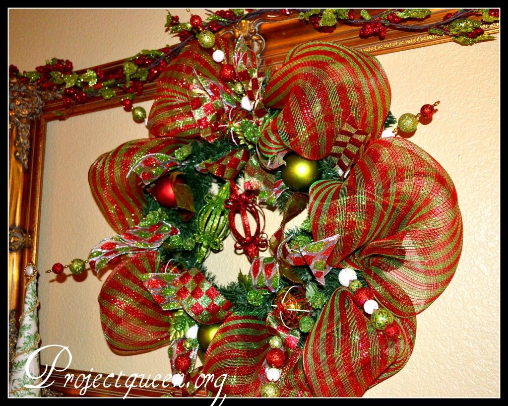 Mesh Christmas Wreath