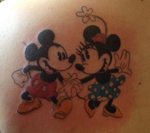 Mickey and Minnie Mouse #DisneyTattoos