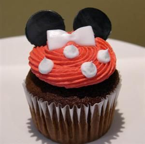 Minnie Mouse cupcake