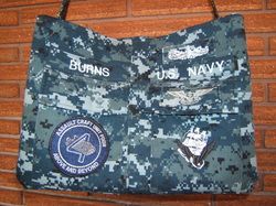 Navy wife diaper bag.
