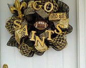 New Orleans Saints Wreath