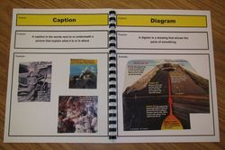 Non-fiction text features student created book.  Has printable pages that list t