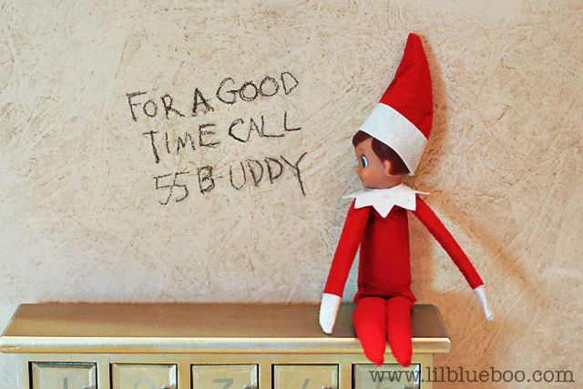 PG 13 Elf on A Shelf outtakes