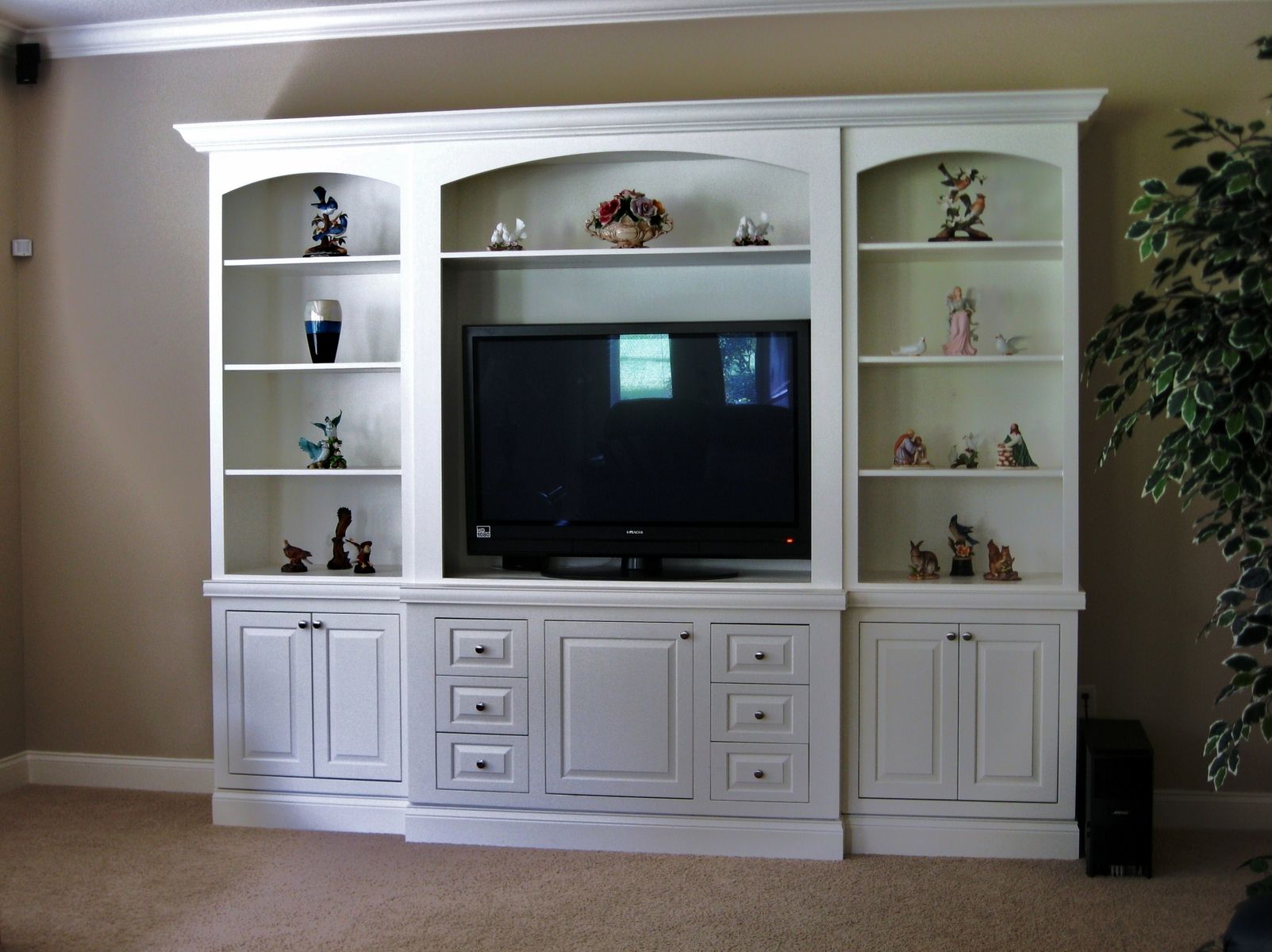 Painted Entertainment Center