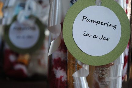 Pampering Gift in a jar