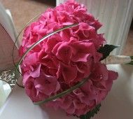 Pink Hydrangea flowers #pink #wedding #flowers