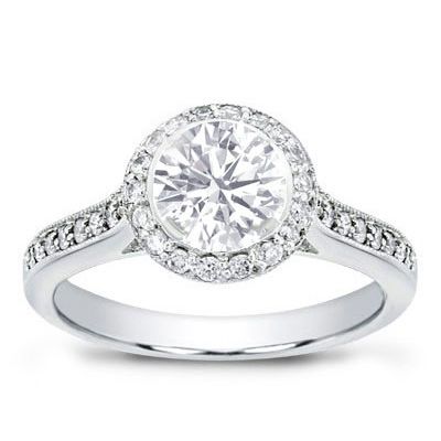 Pretty Engagement Ring #ring