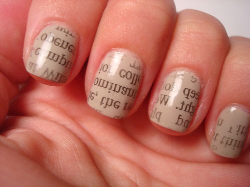 Print Nails #nails