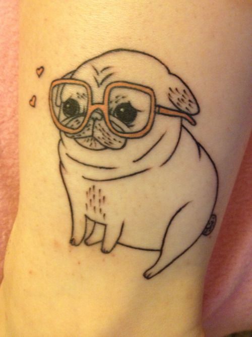 Pug tattoo