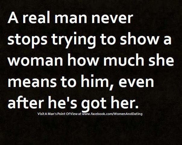 Real men