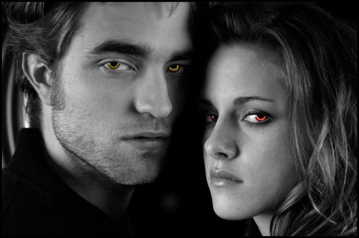 Robert Patterson and Kristen Stewart