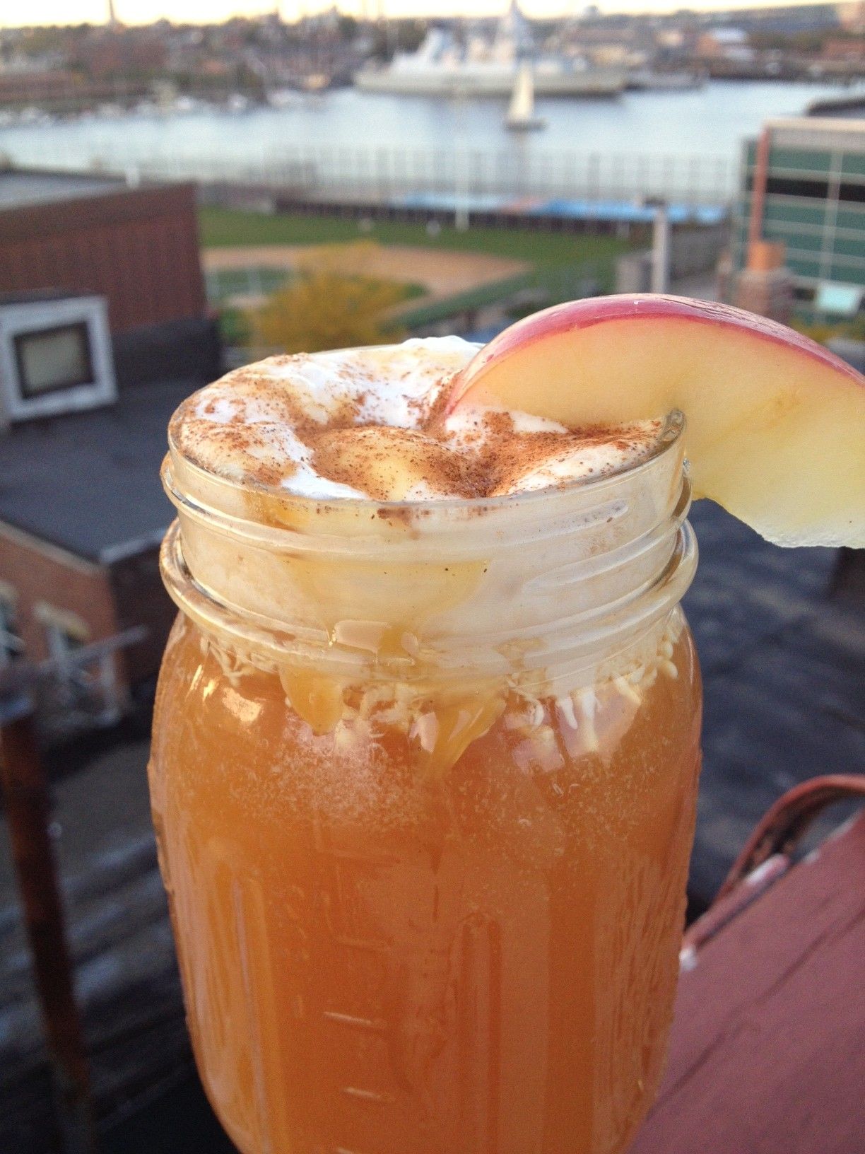 Say Cheers: Warm Butterscotch Apple Cider Float