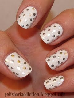 Silver polka dots!