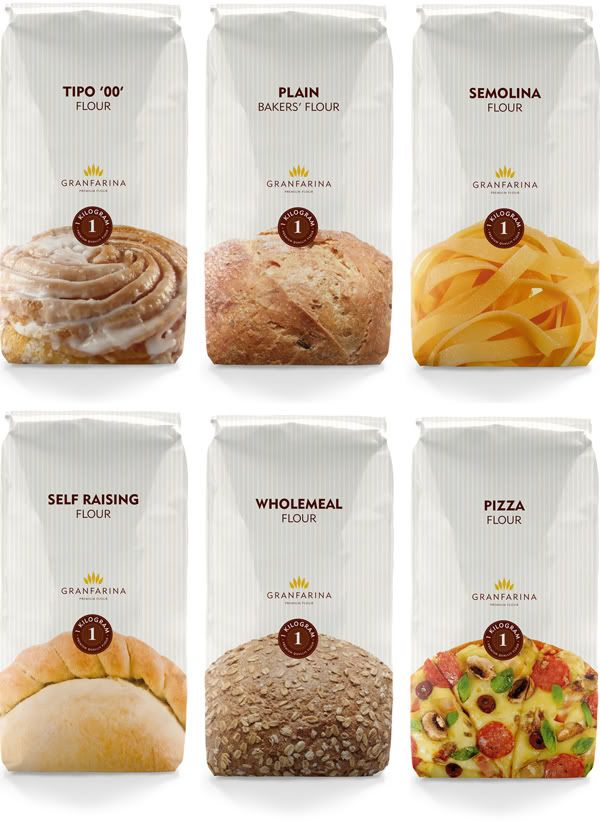 Simple and Clear Flour Packaging!