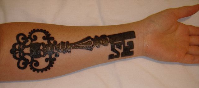 Skeleton Key tattoo