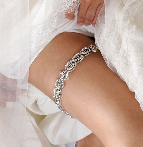 Sparkle Garter instead of the usual blue and white lace combi