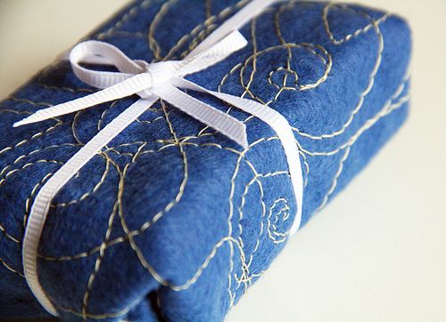 Stitched Gift Wrap