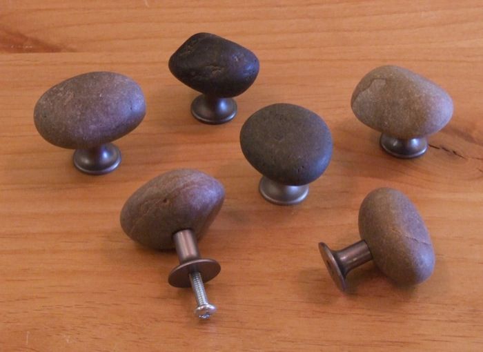 Stone door knobs