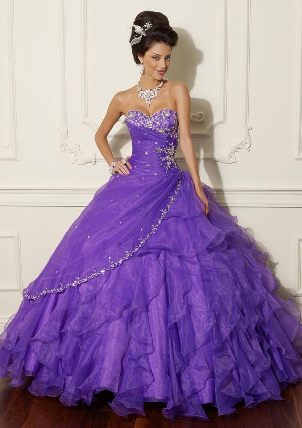 Sweetheart elegant ball gown Quinceanera dress