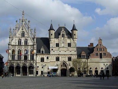 The Main Market Square in Mechelen