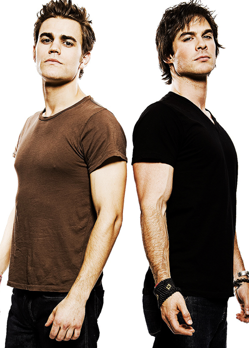 The Vampire Diaries.  Stefan & Damon.♥