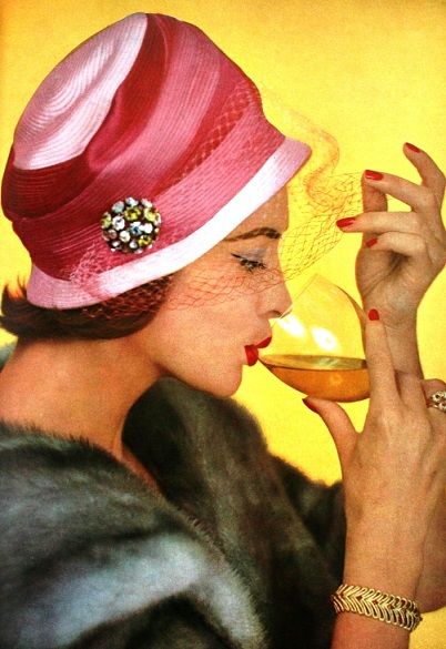 The fashionable way to drink in 1958