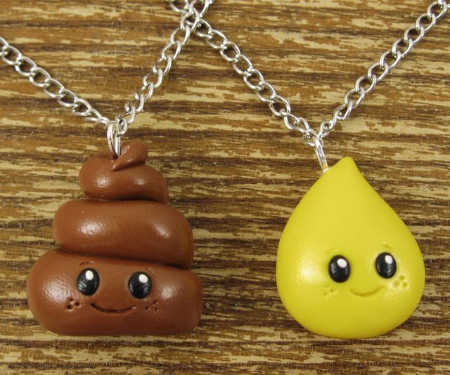 Tiny Best Friends Necklace – Pee and Poo