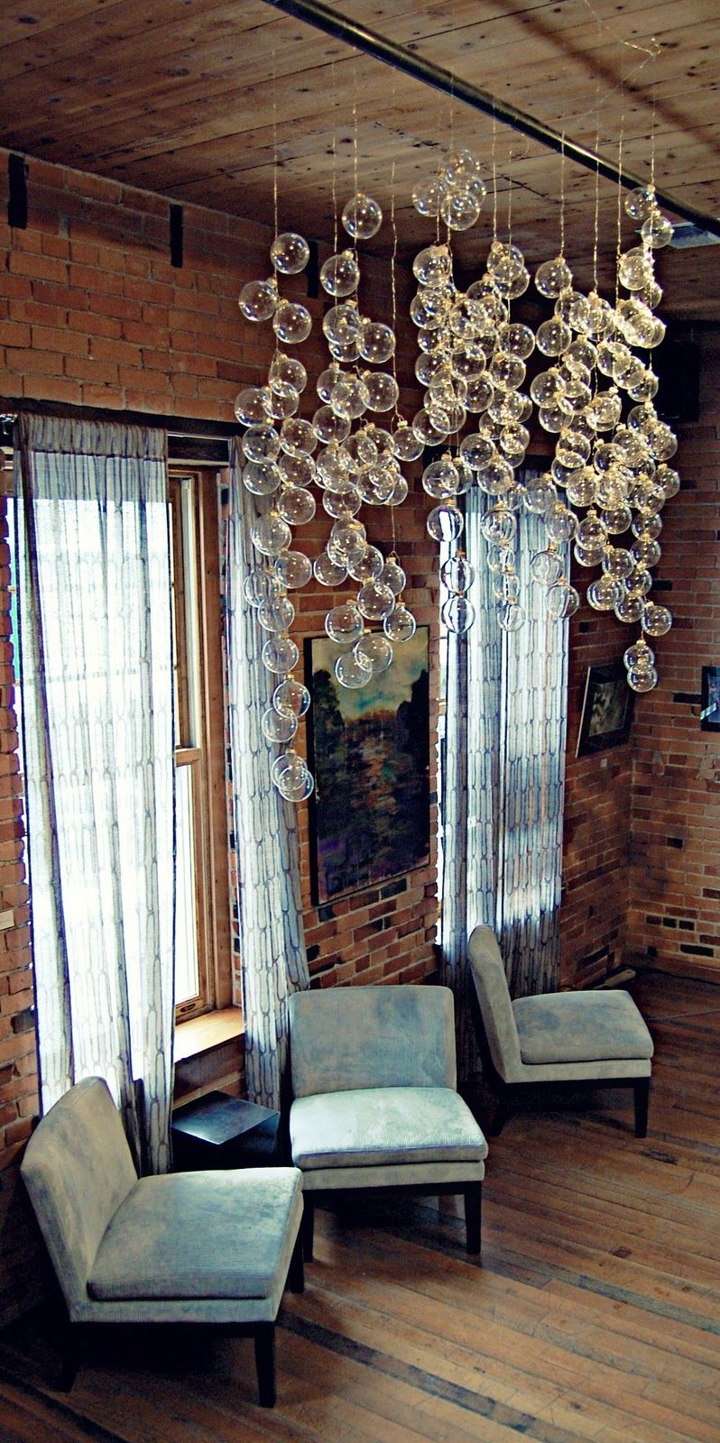 Twig: New Years Party | bubble chandelier