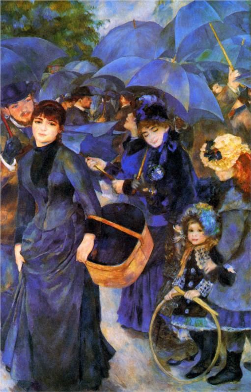 Umbrellas by Renoir