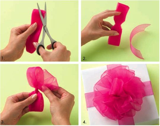 WHERE has THIS been my whole life?? How to make a pom pom bow from tulle