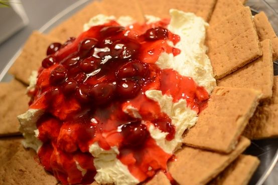 WHY DIDN'T I THINK OF THIS? Cherry Cheesecake Dip – Mix Jello No-Bake Cheese