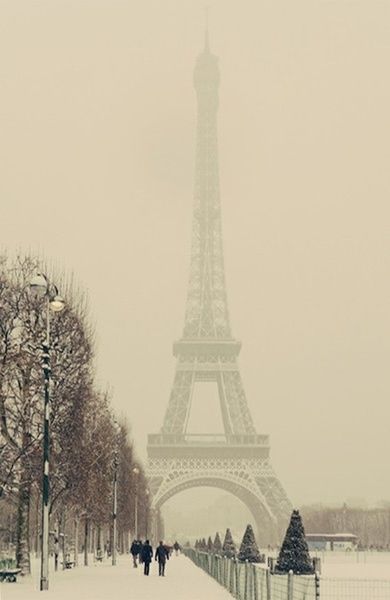 Winter in Paris.