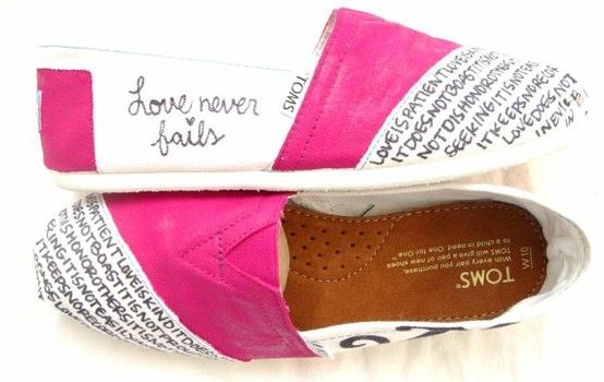 Words on TOMS!! I must try this!