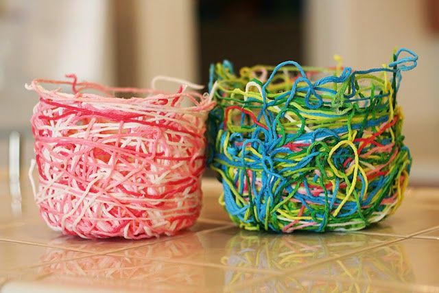 Yarn bowls.  super easy 3d project. and they're way cool.
