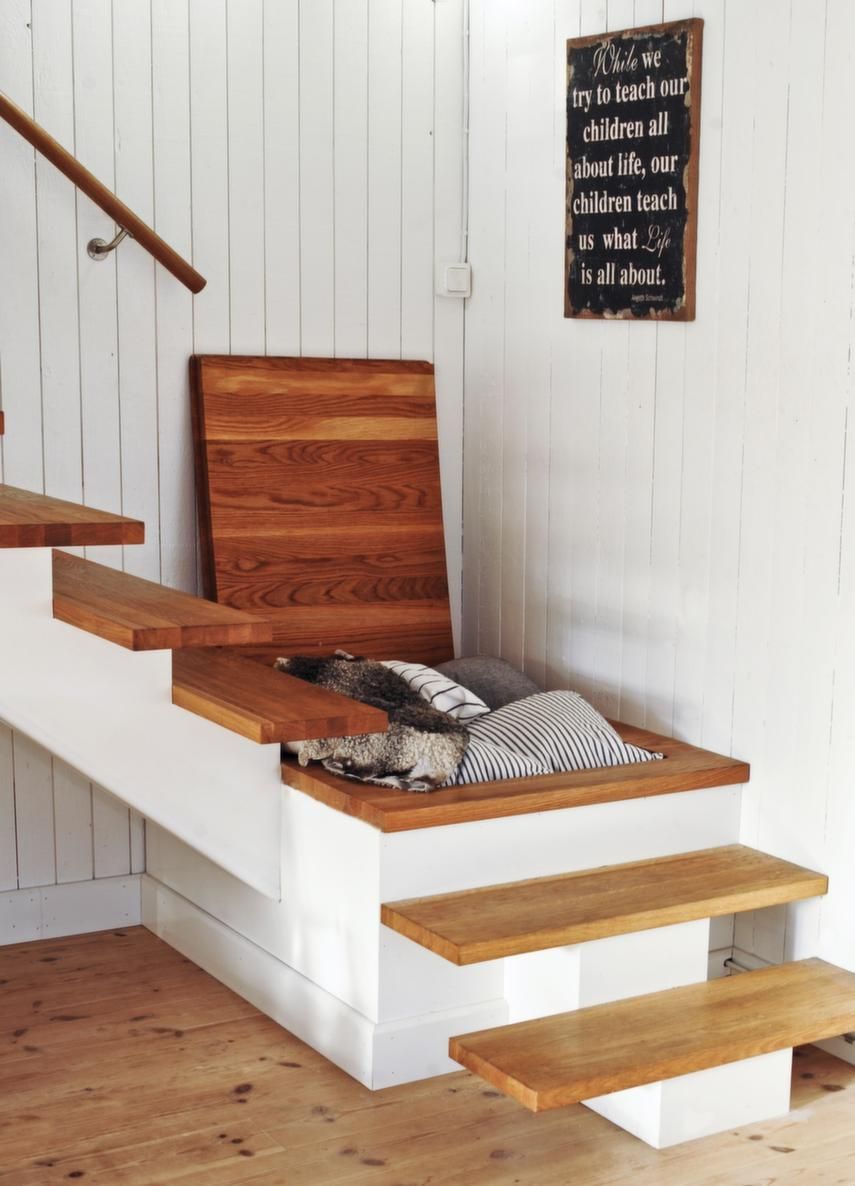 basement stair storage