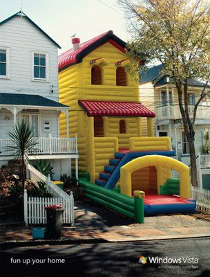 bouncy castle house