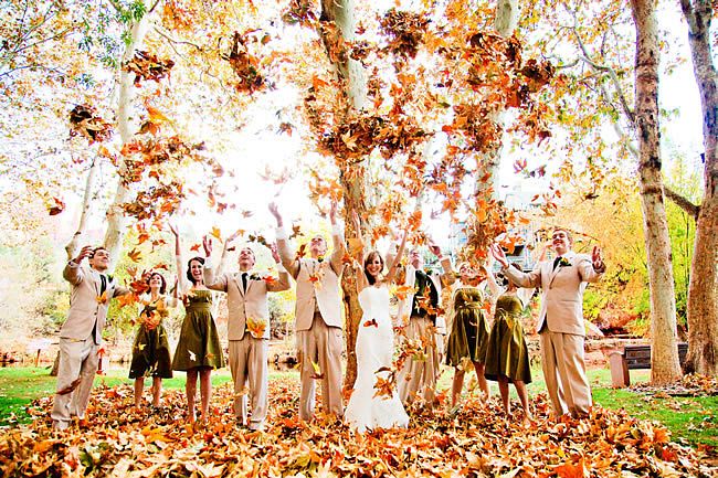 bridal party group shot