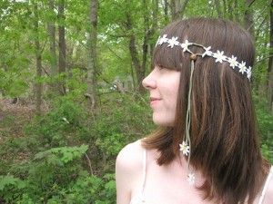 daisy crochet headband