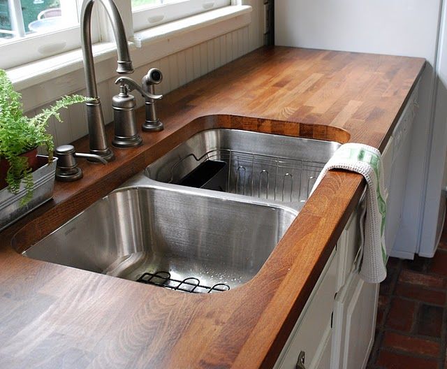 diy butcher block counter!