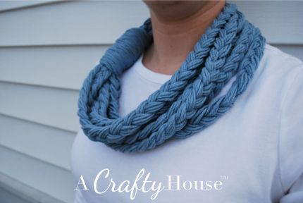 diy yarn scarf