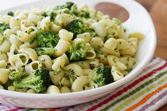 easy pasta and broccoli