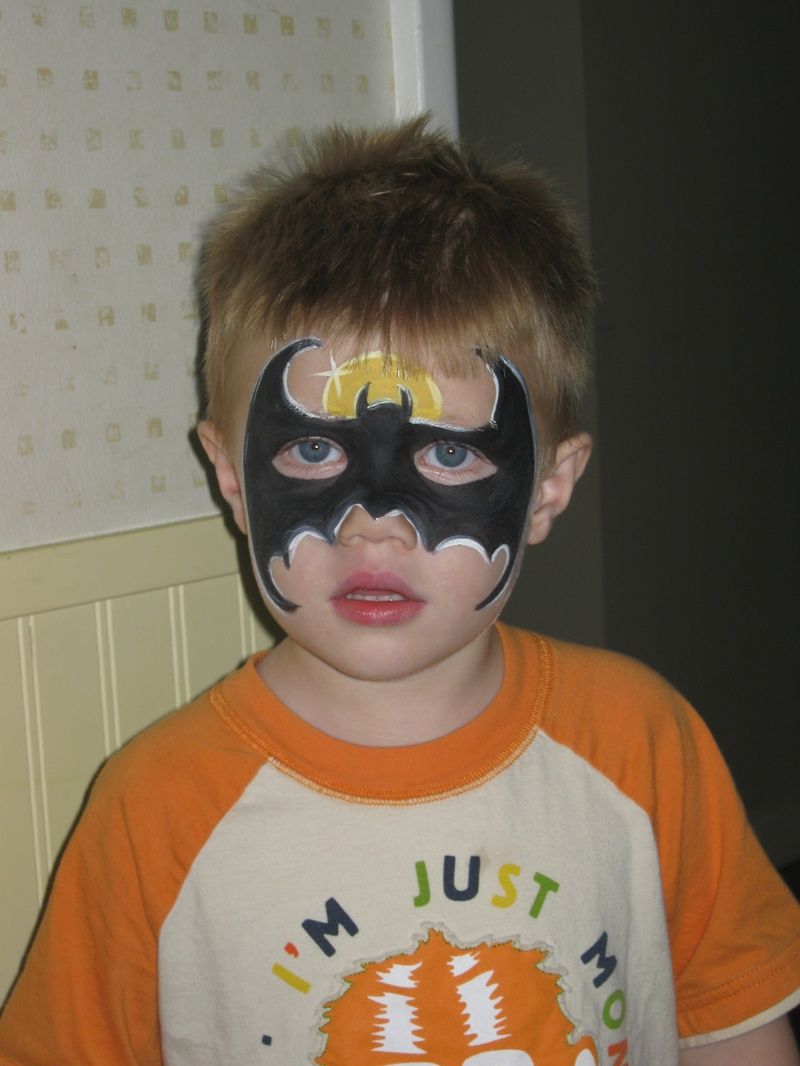 face paint batman