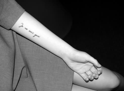 forearm tattoo